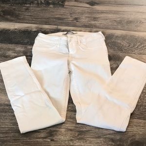 White Hollister Skinny Jeans